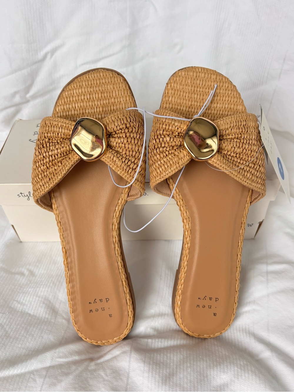 Women's Kalina Sandals Target A New Day Memory Foam Insoles 7 NWT - Picture 5 of 9